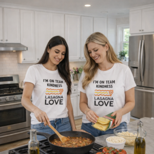 TEAM KINDNESS Women's Premium Casual Tee – Spread Positivity in Style!