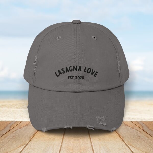 Vintage Lasagna Love Logo Distressed Cap - Image 6