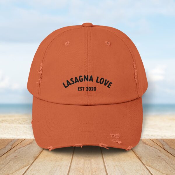 Vintage Lasagna Love Logo Distressed Cap - Image 2