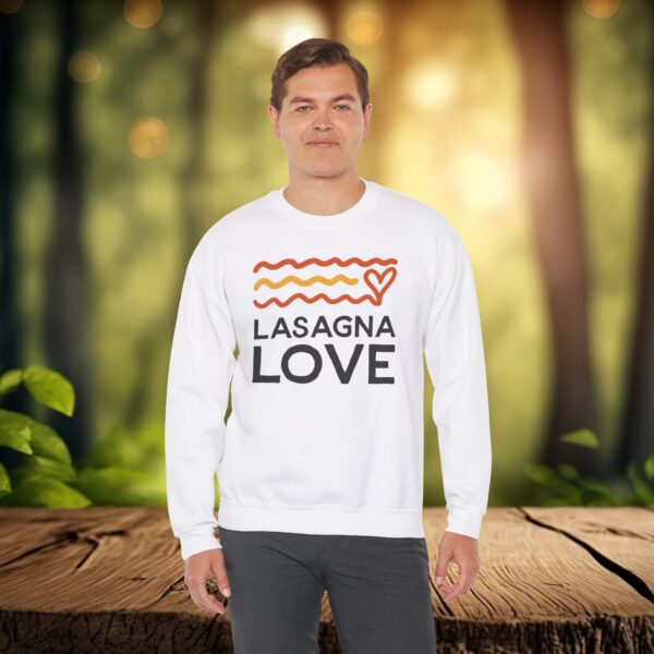 Unisex Lasagna Love Crewneck Sweatshirt - Image 4