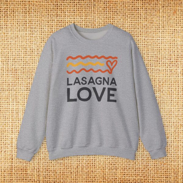 Unisex Lasagna Love Crewneck Sweatshirt - Image 2