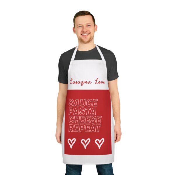 Bring Character to the Kitchen with the Lasagna Love Personalized Chef’s Apron! 💛🍝 - Image 2