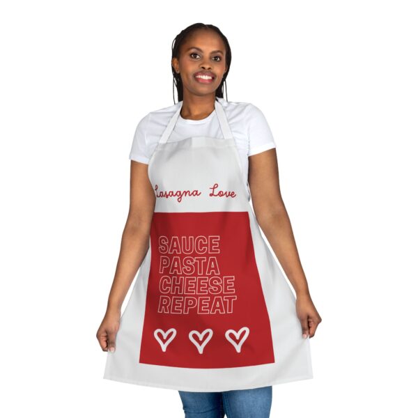 Bring Character to the Kitchen with the Lasagna Love Personalized Chef’s Apron! 💛🍝 - Image 3