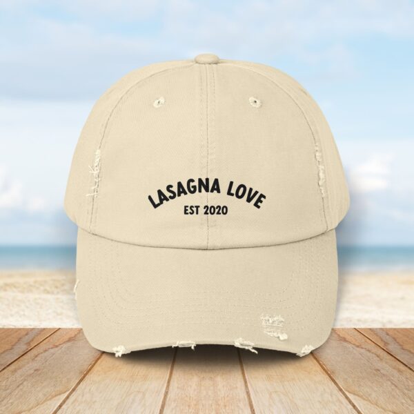 Vintage Lasagna Love Logo Distressed Cap