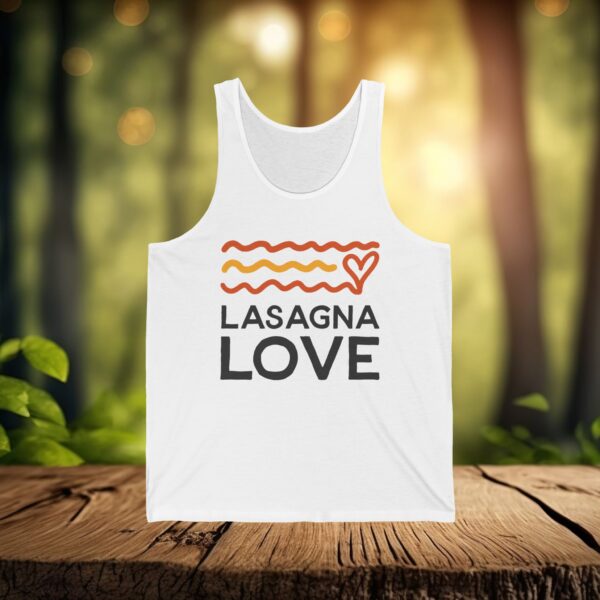 Unisex Lasagna Love Jersey Tank - Image 3