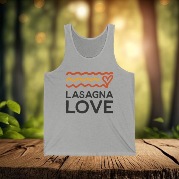 Unisex Lasagna Love Jersey Tank