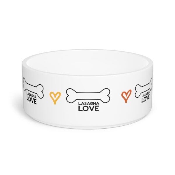 Mealtime Just Got a Whole Lot Lovelier with the Lasagna Love Dog Bowl! 💛🐾🍝 - Image 2