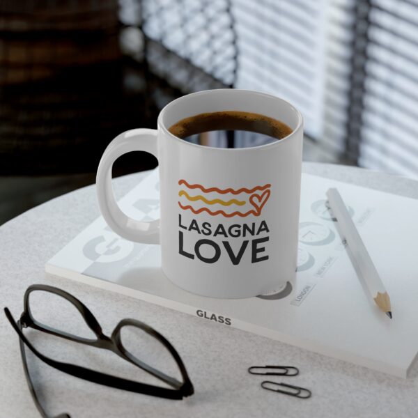 Lasagna Love Ceramic Mug – The Perfect Sip for Every Moment! ☕💛 - Image 3