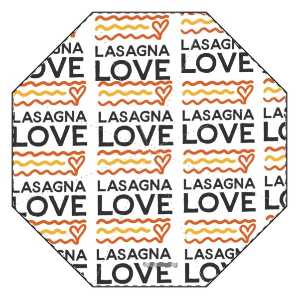 Lasagna Love Semi-Automatic Foldable Umbrella - Image 3