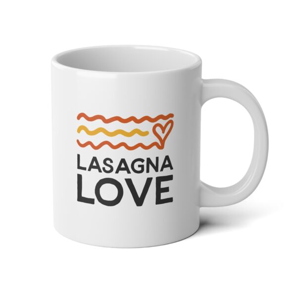 Lasagna Love Ceramic Mug – The Perfect Sip for Every Moment! ☕💛 - Image 2