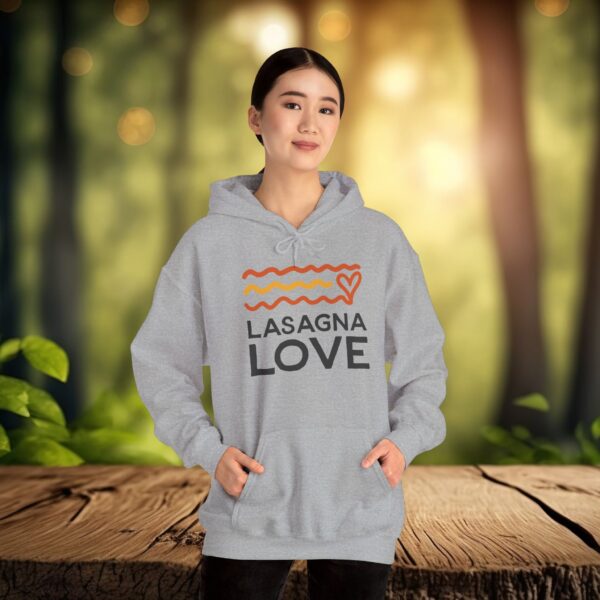 Unisex Lasagna Love  Hooded Sweatshirt (Available in 4 Colors) - Image 3