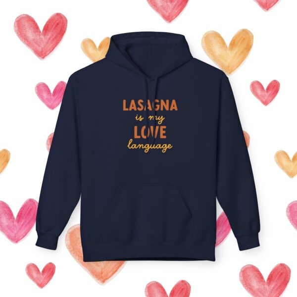 Unisex Lasagna Is My Love Language Softstyle Fleece Hoodie - Image 6