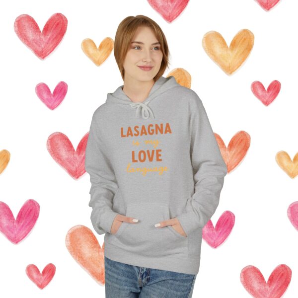 Unisex Lasagna Is My Love Language Softstyle Fleece Hoodie