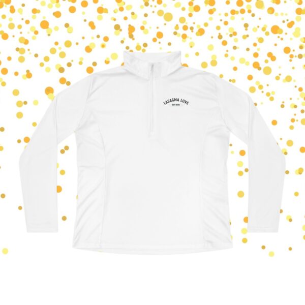 🎉 Lasagna Love 5th Anniversary Quarter Zip Pullover 💛 - Image 3