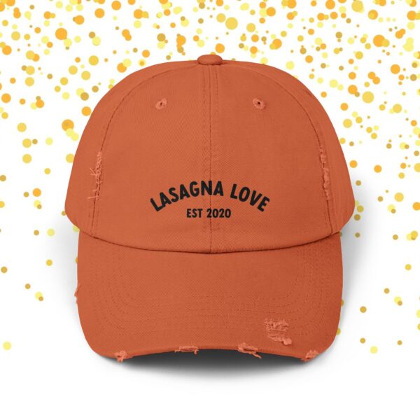 Rock That Retro Vibe with the Lasagna Love Vintage Logo Cap! 💛🍝🧢