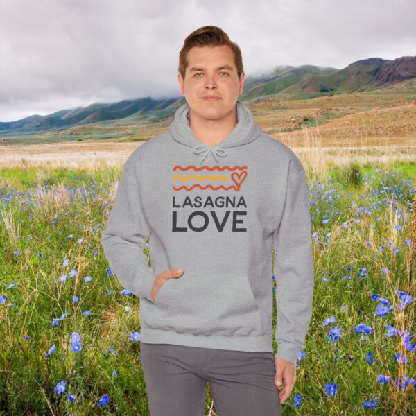 *Australia Edition*  🇦🇺💛  Snuggle Up in Style with the Lasagna Love Unisex Hooded Sweatshirt! 💛🍝 - Image 5