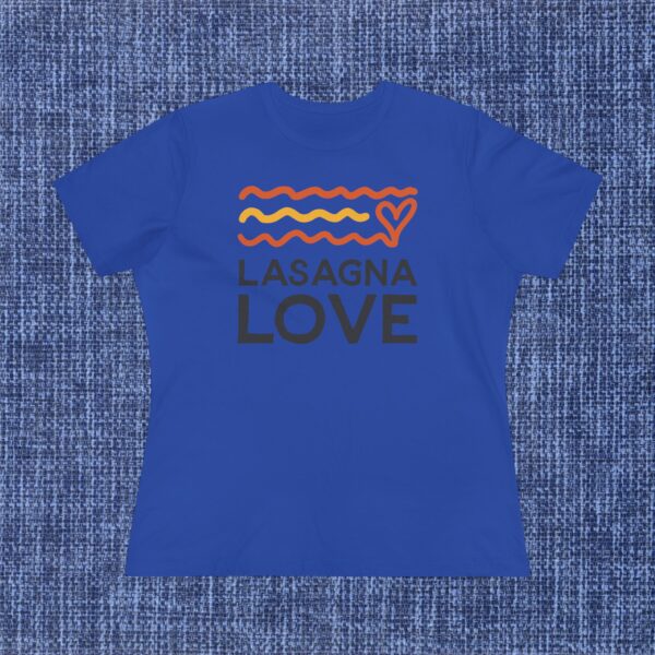 Effortless Style and Comfort with the Lasagna Love Women’s Premium Favorite Tee! 💛🍝 - Image 7
