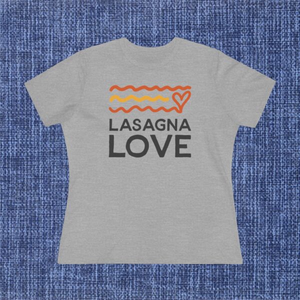 Effortless Style and Comfort with the Lasagna Love Women’s Premium Favorite Tee! 💛🍝 - Image 4