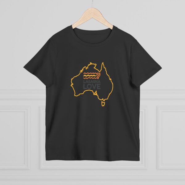 🇦🇺 Show your Aussie spirit 🐨 and spread kindness 💛 with the Lasagna Love Women's Tee 👕. - Image 5