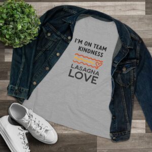 TEAM KINDNESS Women's Premium Casual Tee – Spread Positivity in Style!