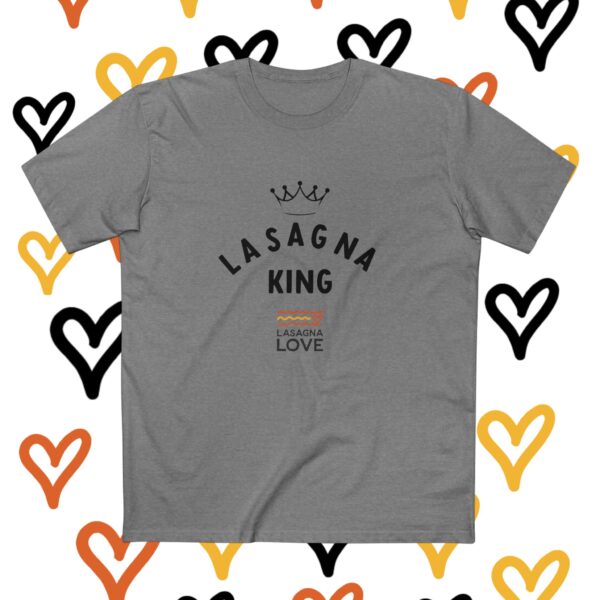 Men's Lasagna King Staple Tee Shirt - Image 2