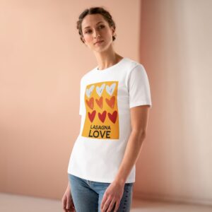 Spread the Love with the Women’s Hearts We Love Cotton Tee 💖