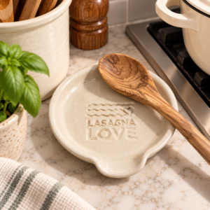 Lasagna Love Spoon Rest – 🥄 Keep Your Ladle Cozy, Spread Kindness,  Serve Up Love!