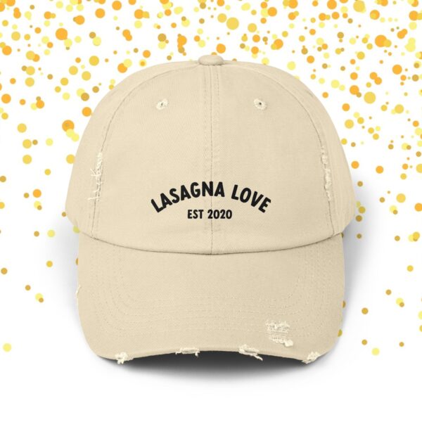 Rock That Retro Vibe with the Lasagna Love Vintage Logo Cap! 💛🍝🧢 - Image 6