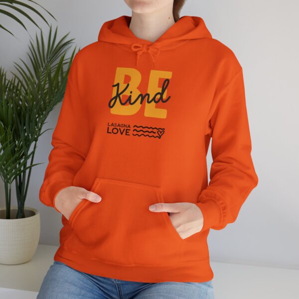 Unisex Be Kind 🧡 Lasagna Love Hoodie for Everyday Giving  🍝✨ - Image 10