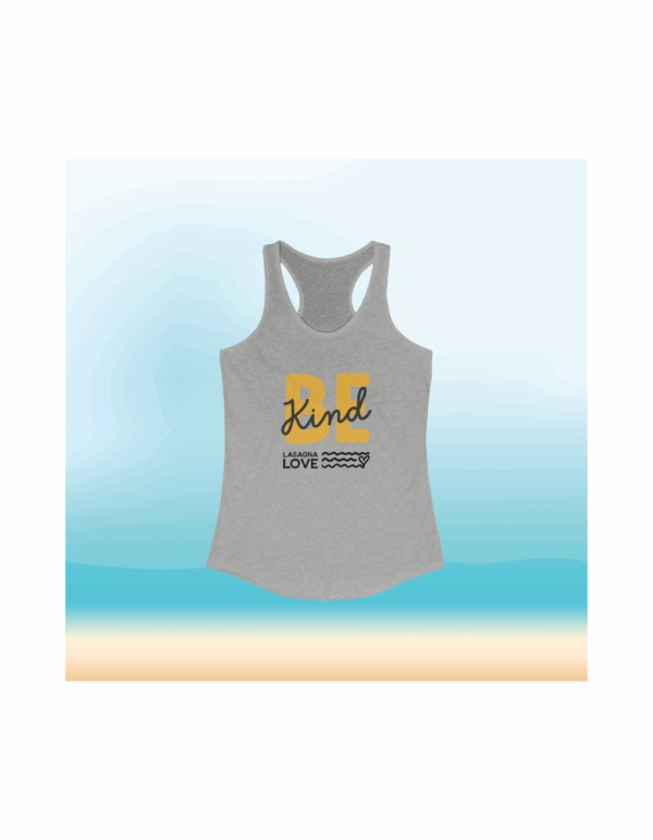 🧡 Be Kind, Tank It Forward 💪✨  Women’s Racerback Tank - Image 2