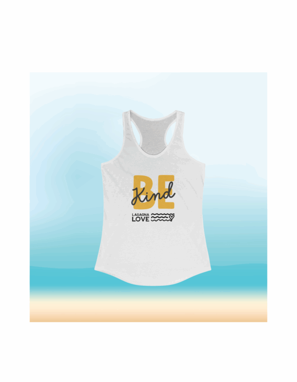 🧡 Be Kind, Tank It Forward 💪✨  Women’s Racerback Tank - Image 3