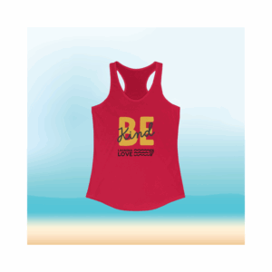 🧡 Be Kind, Tank It Forward 💪✨  Women’s Racerback Tank