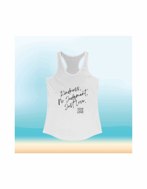 Kindness 🤗, No Judgment, Just Love 🧡 Women’s Tank Top ☀️👟 - Image 3