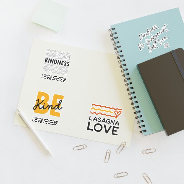 Show Your Lasagna Love Spirit 🧡🍝✨ — Stickers That Give Back 💪🎉 - Image 4