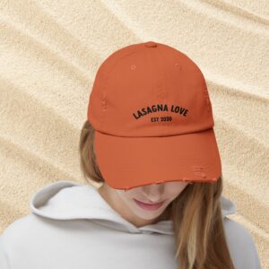 Rock That Retro Vibe with the Lasagna Love Vintage Logo Cap! 💛🍝🧢