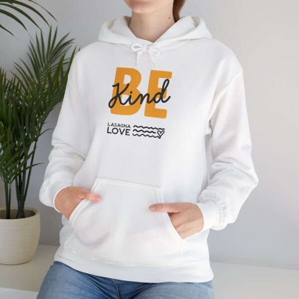 Unisex Be Kind 🧡 Lasagna Love Hoodie for Everyday Giving  🍝✨ - Image 4
