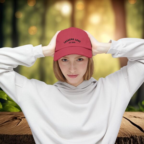 Rock That Retro Vibe with the Lasagna Love Vintage Logo Cap! 💛🍝🧢 - Image 3