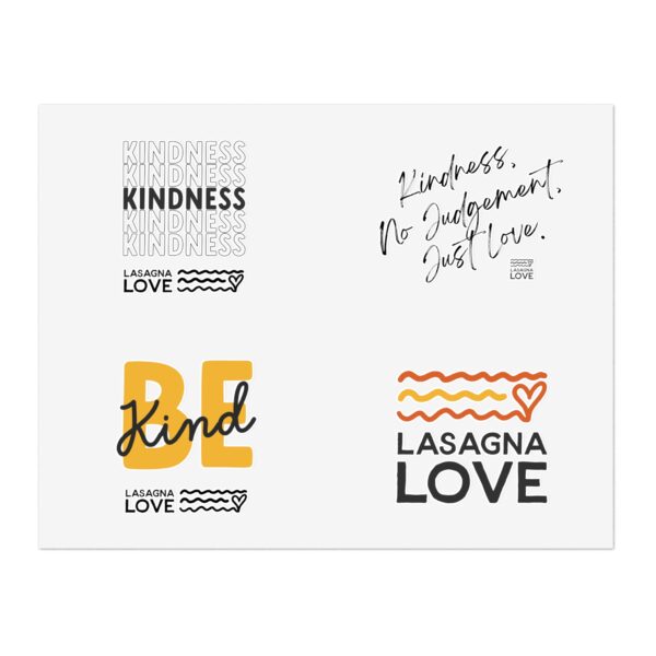 Show Your Lasagna Love Spirit 🧡🍝✨ — Stickers That Give Back 💪🎉 - Image 2