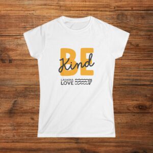 Women's "Be Kind" 🧡 Lasagna Love Tee Shirt , A Simple Message with Big Heart 🍝✨