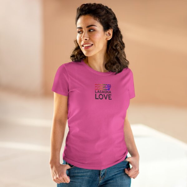 Women's Lasagna Love Pride Tee 🌈🧡 Celebrate Love, Feed with Pride - Image 6