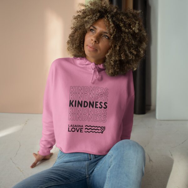 Kindness Cropped Sweatshirt 🧡 | Lasagna Love - Image 2