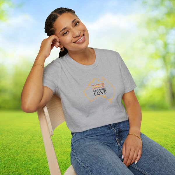 *For Austrlia Residents* 🇦🇺 Show your Aussie spirit 🐨 and spread kindness 💛 with the Lasagna Love Unisex Tee 👕. - Image 6