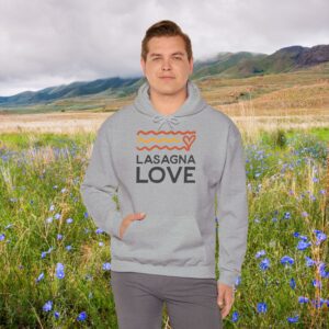 *For Australia Residents*  🇦🇺💛  Snuggle Up in Style with the Lasagna Love Unisex Hooded Sweatshirt! 💛🍝