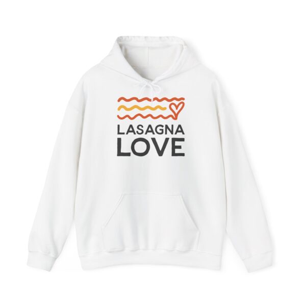 *For Australia Residents*  🇦🇺💛  Snuggle Up in Style with the Lasagna Love Unisex Hooded Sweatshirt! 💛🍝 - Image 8