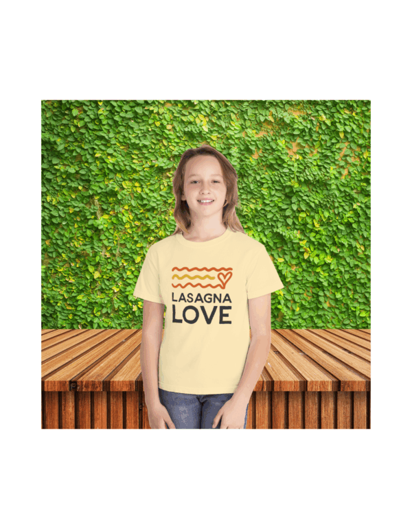 🍝 Big Heart. Bold Kindness. Lasagna Love Kids Tee 💛