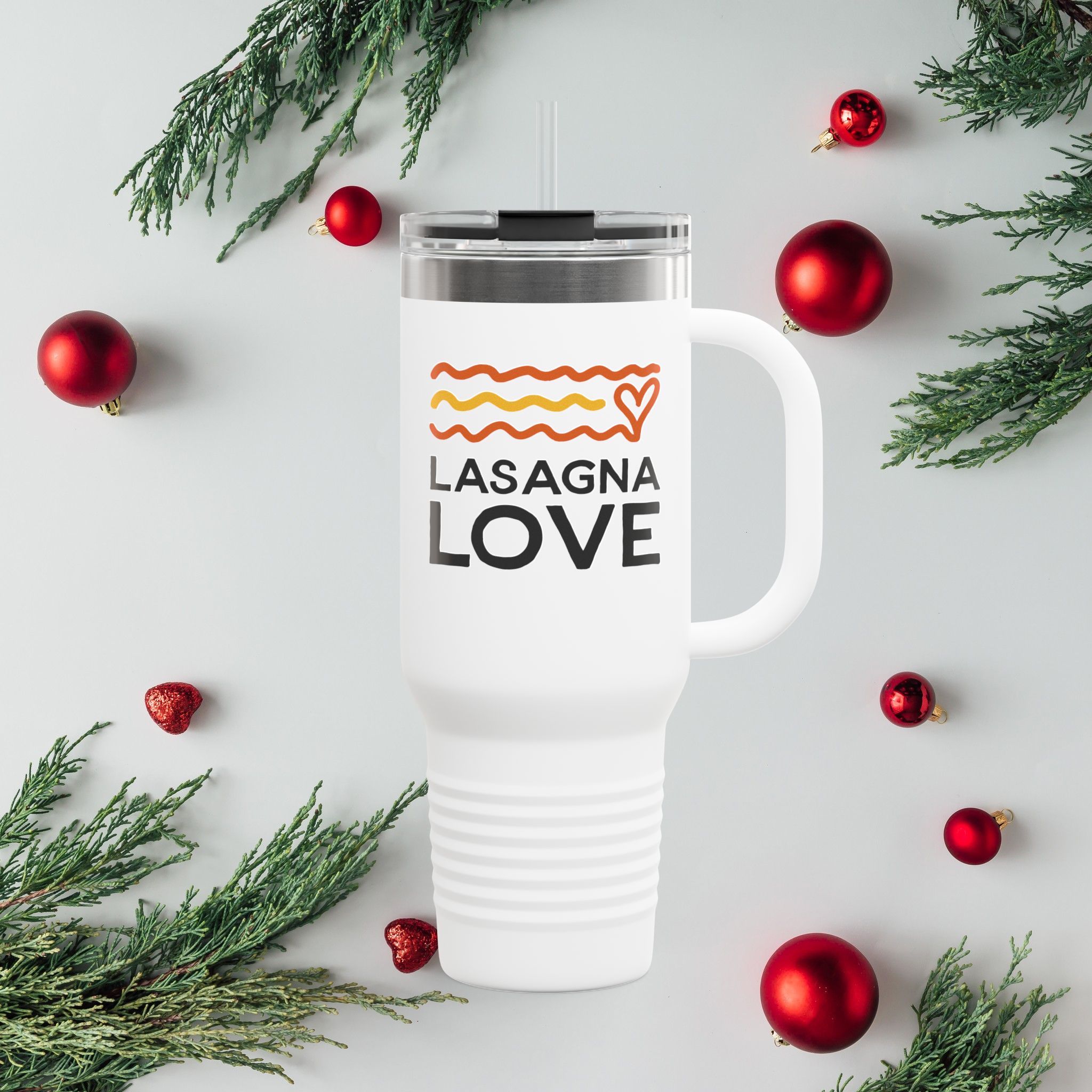 πβ¨ Kindness on the Go πβ¨ β Lasagna Love 40oz Insulated Mug βοΈ