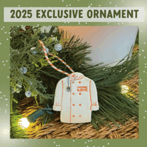 Celebrate the Year of the Chef! 👩‍🍳💛✨ Our 2025 Limited Edition Ornament Honors Every Volunteer Who Spreads Kindness 🎄🍝