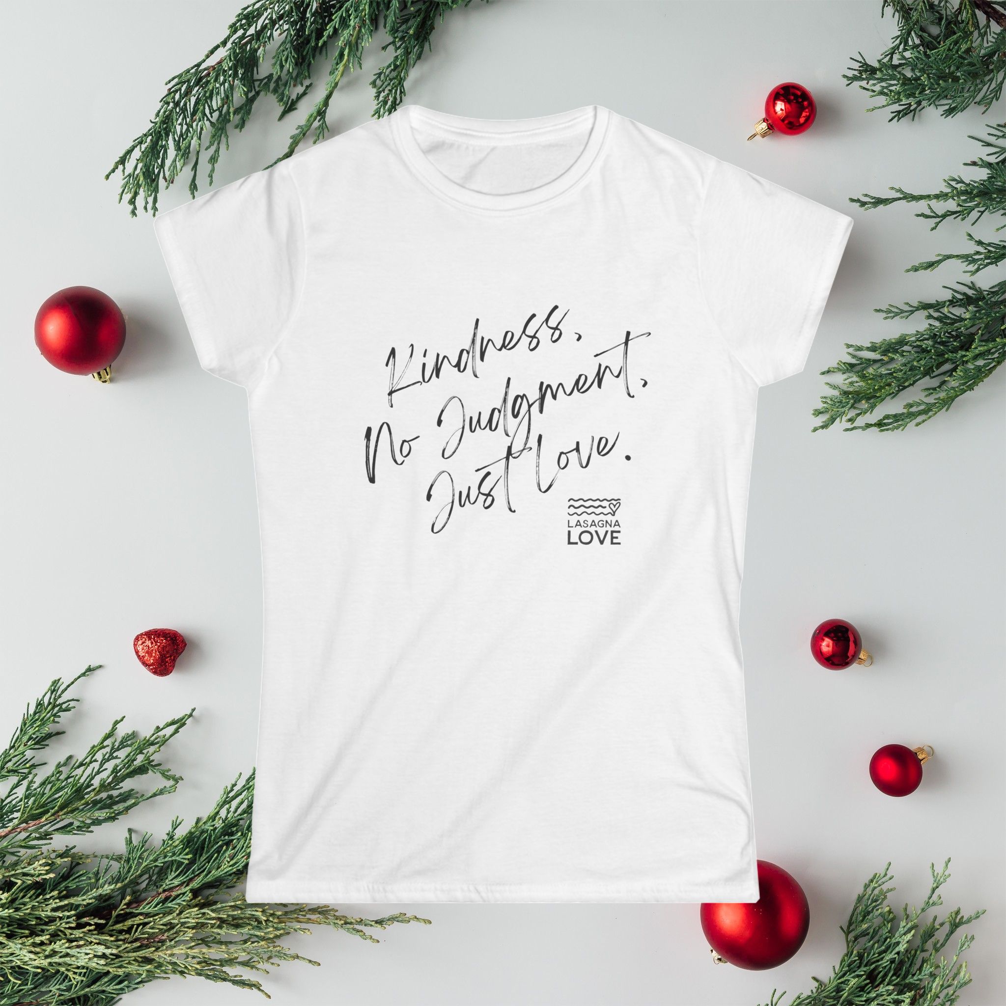 Women's Kindness ๐ค, No Judgment, Just Love ๐งก Tee Shirt ๐จโ๐ณ ๐ - Image 2