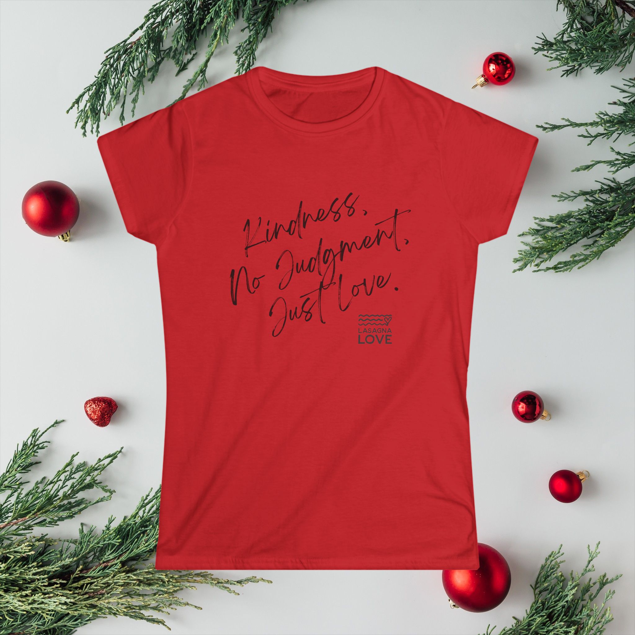 Women's Kindness ๐ค, No Judgment, Just Love ๐งก Tee Shirt ๐จโ๐ณ ๐ - Image 3