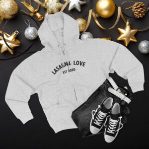 Zip Into Kindness 💛🍝 — Lasagna Love Unisex Hoodie
